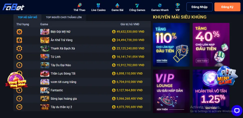Casino trực tuyến với Baccarat và Roulette